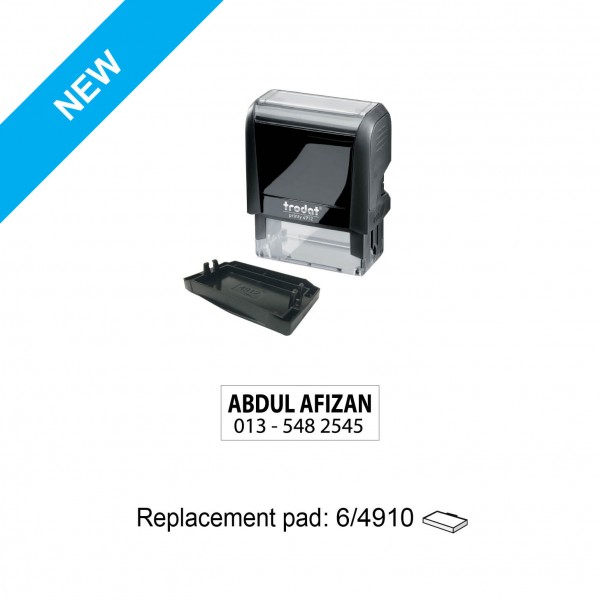 Trodat 4910 Self Inking Stamp 26x9mm